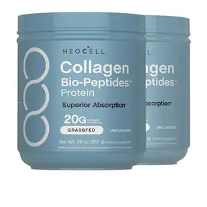 2x NeoCell Collagen Bio-Peptides Powder 20oz - Grassfed Protein Supplement - Advanced with 18 Essential Amino Acids for Health & Wellness - Healthcare, Dietary