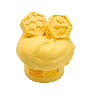 Honey Combe Crème 8 oz Butter Slime - Super Soft Non Sticky Thick DIY Fun with Clay Forms Freebies in Every Order