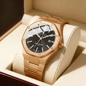 SAPPHERO Men's Watch Stainless Steel 30M Waterproof Analogue Quartz Watch Luminous Date Luxury Watches Men Elegant Gifts