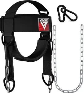 Head Harness by RDX, Gym, Workout, Weight lifting Equipment, Neck Harness