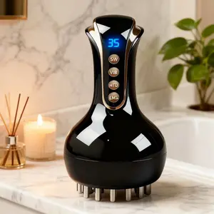 【Spring Deals】35-Speed 3-in-1 Electric Lymphatic Brush & Meridian Care Tool | Full-Body Muscle & Tension Relief, Circulation Support | For Abdomen/Legs/Back/Shoulders | USB Rechargeable Portable TPE Self & Home Care Essential,mothersdaygift