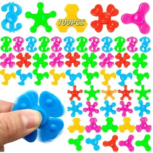 100 Pack Mini Fidget Spinners for Kids – Bulk Party Favors, Classroom Rewards, Birthday Goodie Bags & Reward Toys – Perfect Easter Gift