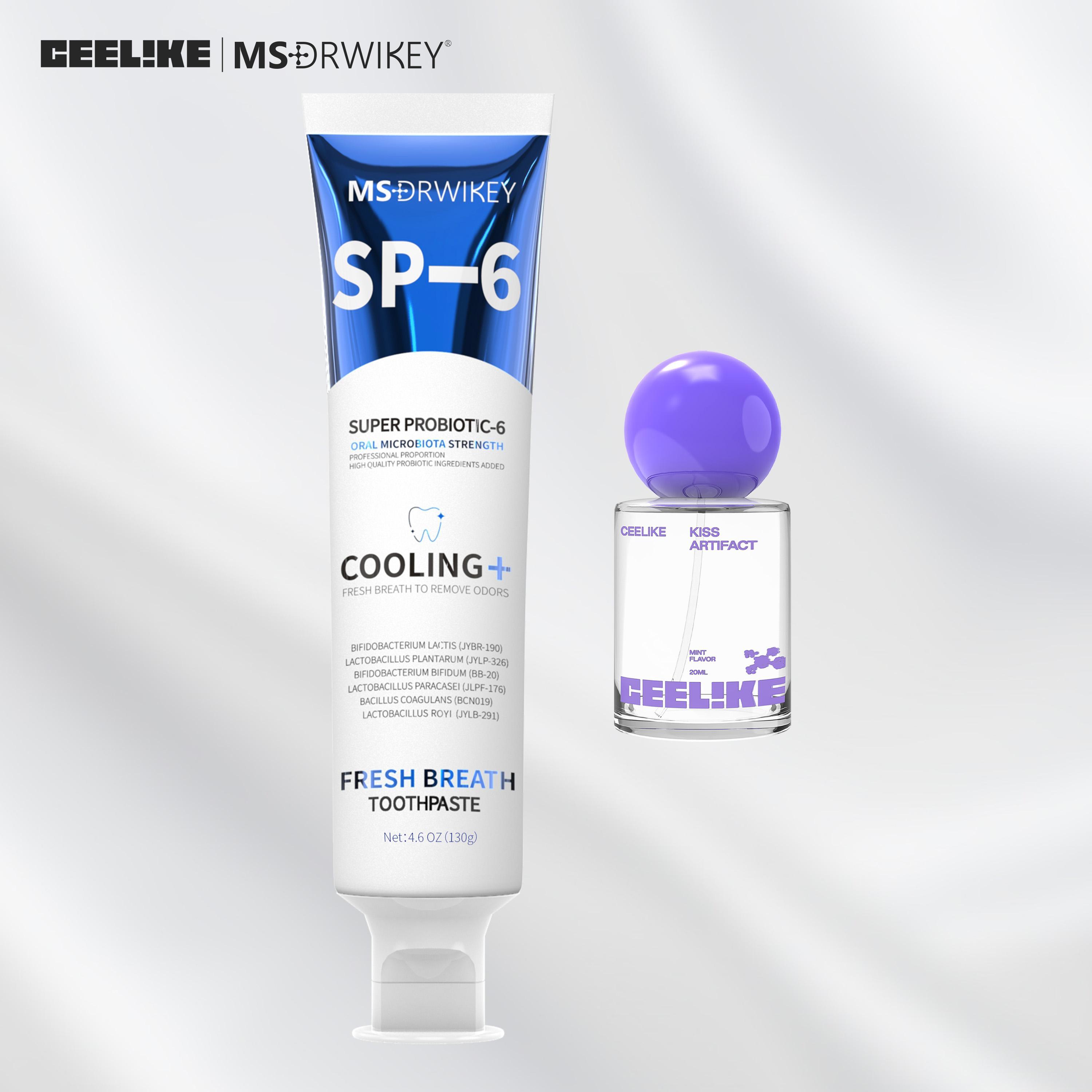 CEELIKE｜MSDRWIKEY Oral Care Set | SP-6, Hydroxyapatite & 7-Pro Toothpaste + Probiotic Spray | Enamel Repair & Fresh Breath#TikTokShopBlackFriday