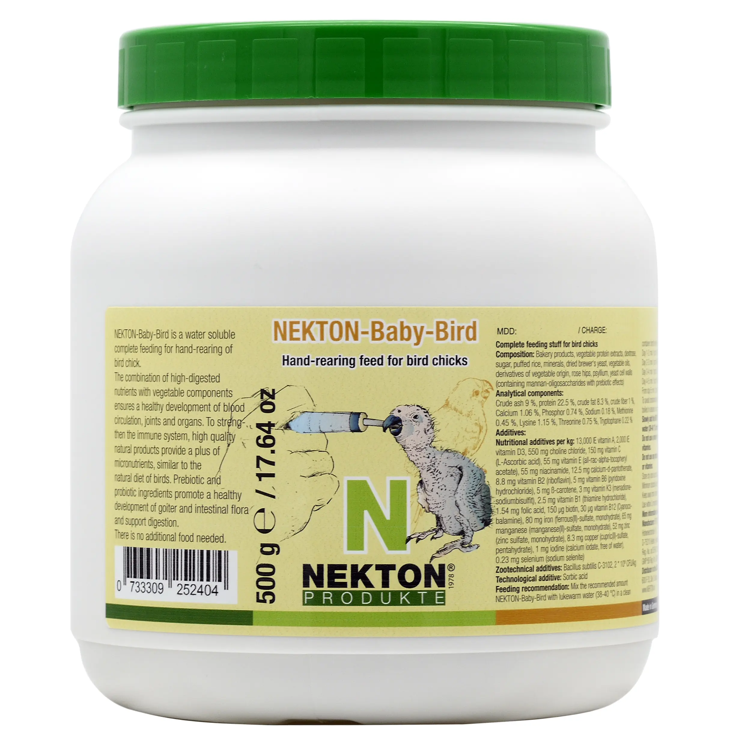 NEKTON-Baby-Bird Handfeeding Food Concentrate Baby Bird Formula