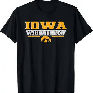 👕 Soft&Comfortable [100% Cotton] Iowa Wrestling Hawk Fan Spirit T-Shirt For Sports Enthusiasts