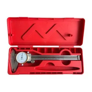 Dial Vernier Caliper 0-150mm, 0.02mm High Resolution Stainless Steel Caliper, Shock-Proof Dial Thumb Roller Lock, Silver Precision Measuring Tool for Internal External Depth Step Measurement
