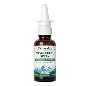 Nasal Mineral Rinse Spray – Daily Nasal Care Formula with Iodine & Fulvic Acid – Natural Mineral Blend for Gentle Nasal Hygiene – 2 oz Bottle with Nasal Sprayer for Easy Use