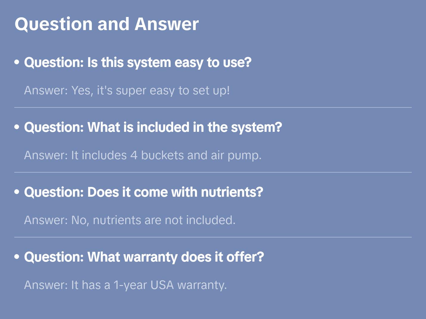 PowerGrow Deep Water Culture 4 Bucket System - 10" for Medium/Large Plants