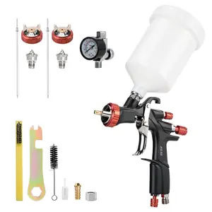 Aeropro Tools A610 LVLP Air Spray Gun for Car & House DIY Painting With One-Piece Body, Teflon Coating, Superior Atomization, Higher Transfer Efficiency & Easy Operation