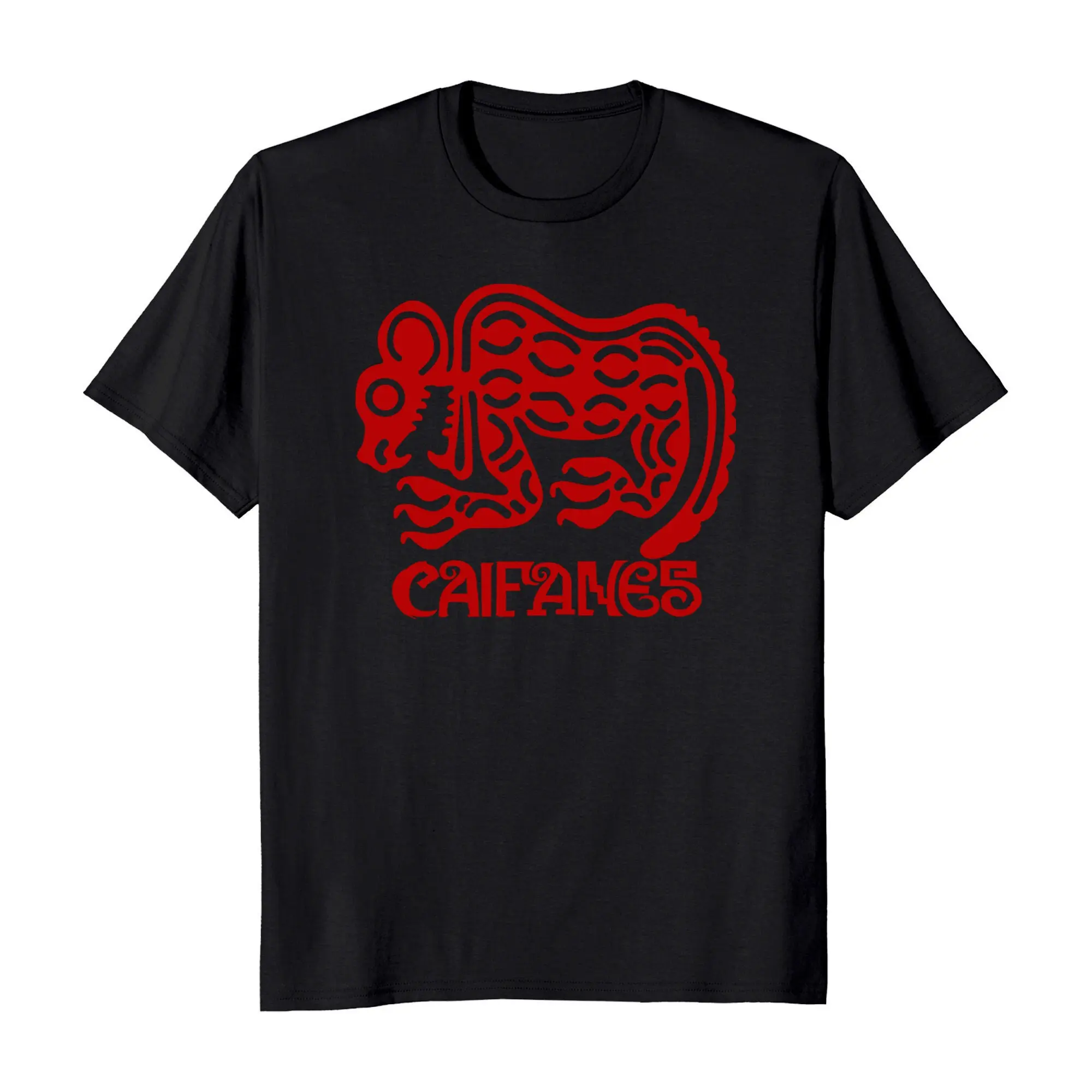 Caifanes Red Logo Men’s T-Shirt – Rock En Español Band Graphic Tee
