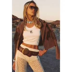 Nirvana Brown Vegan Suede Jacket