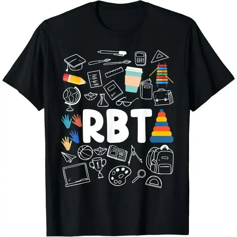 Registered Behavior Technician RBT Behavioral Therapist Cotton T-Shirt Oversized Graphic
