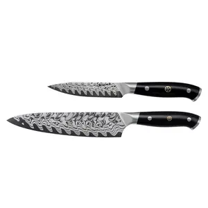 Henckels Compass Damascus 2-pc Chef's Knife Set