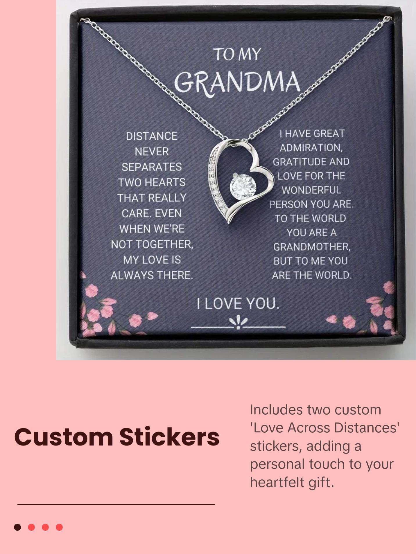 To My Grandma Pendant