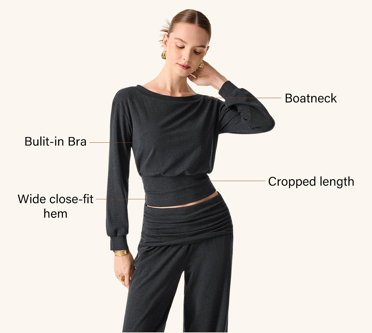 OGL Non-Itchy Wool Blend Boatneck Brami comfortable TikTokShopSpringGlowUp