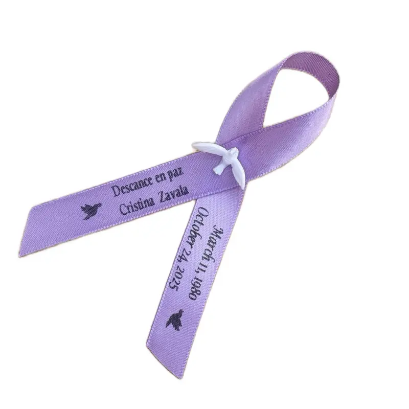 12 Personalized Office Stationery Gift Wrapping Ribbons - Custom Text Print (Black Gold, Hot Pink, Lavender), 22 Characters Per Tail, Text Space, Personalization Option for Baptism, Event Decor, Celebrate