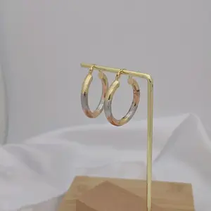 argollas 002 size medio gold plated