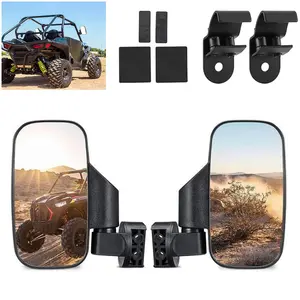 UTV Rear View Side Mirrors For Polaris Ranger 500 570 XP 900 1000 / General / RZR / Can-Am Defender & Maverick