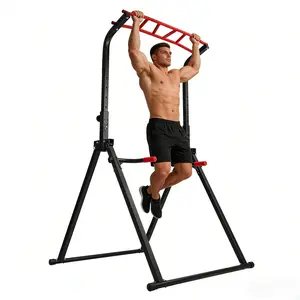 Pull-up bar, independent, adjustable and foldable pull-up training platform, a home gym strength training equipment set