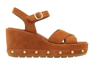 Sorel: Sunpeak Wedge in Iced Tea