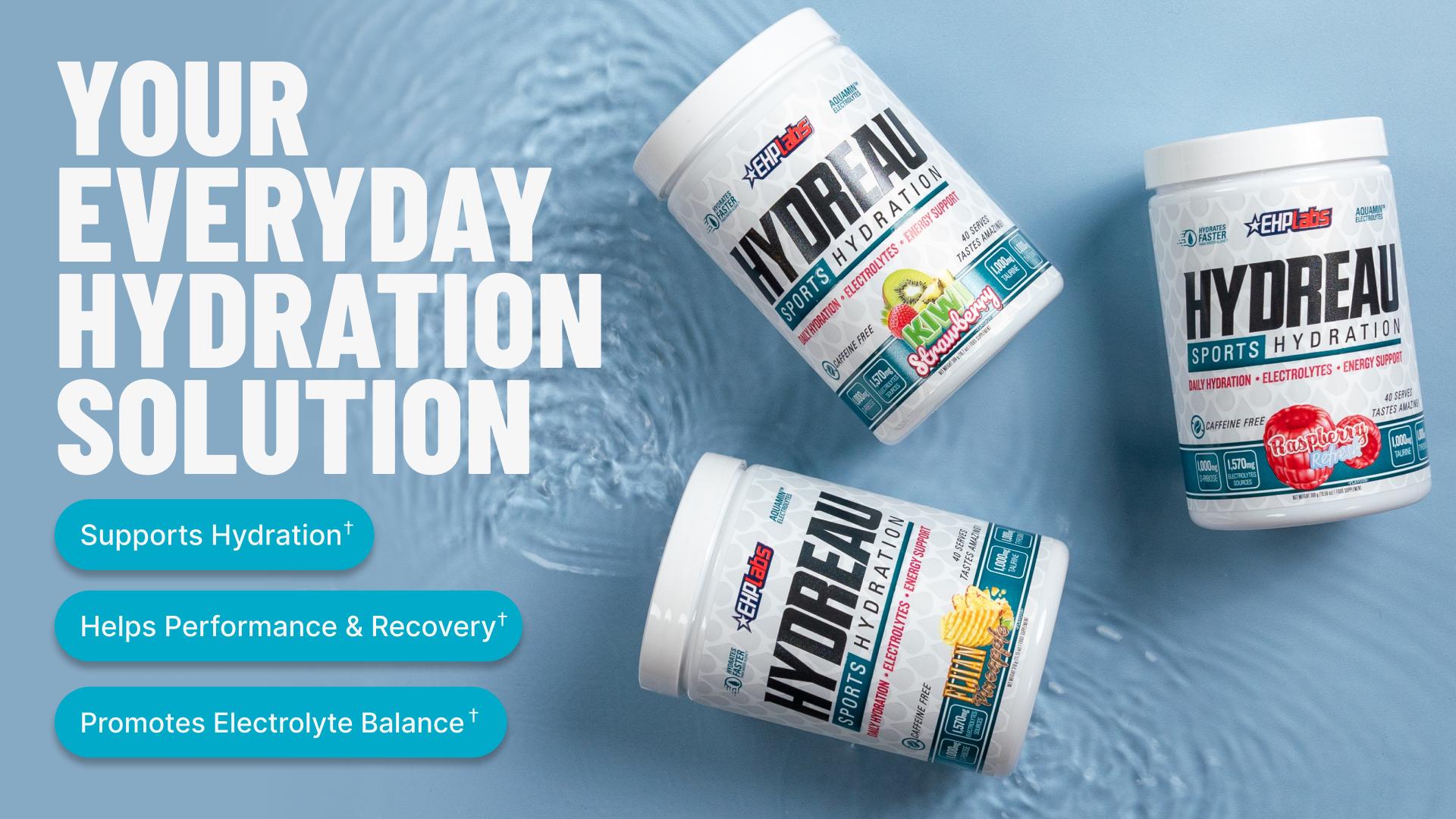 Summer Gear Up x Hydreau Sports Hydration | 40 Serves | Electrolytes & Coconut Water | Magnesium Recovery Blend | Natural Energy Drink Mix Summer Gear Up x Hydreau Sports Hydration | 40 Serves | Electrolytes & Coconut Water | Magnesium Recovery Blend | Natural Energy Drink Mix