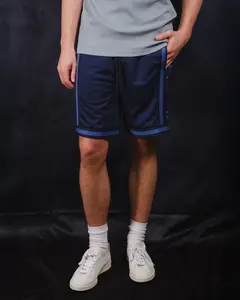 Brooklyn Cloth Originals Paneled Basketball Shorts, Sturdy Nylon Athletic Shorts with Paneled Sides, Elastic Waist and Long Drawstrings, Multiple Color, Small to X-Large