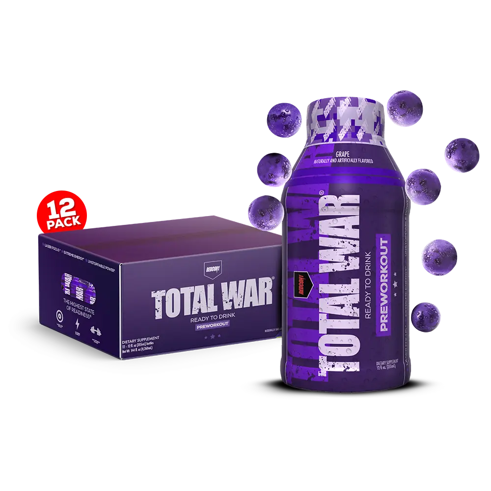 TOTAL WAR Ready To Drink Preworkout [12 Pack]