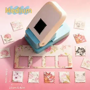 2026 - DIY Large Paper Punch and Embossing Machine – Stamp-style decorative cutter, perfect for handmade books, photo albums, greeting cards, office supplies, gifts, and scrapbooking.