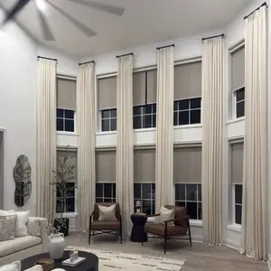 TWOPAGES Kyla Faux Linen Pinch Pleated Curtain 1 Panel Linen Blend Textured Drapery Soft Lined Light Filtering for Bedroom Living Room Window