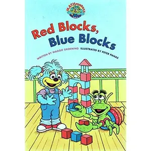 USED-Red Blocks, Blue Blocks (MATHmatazz Book A) by Maggie Geoening and Peter Panas (Paperback)