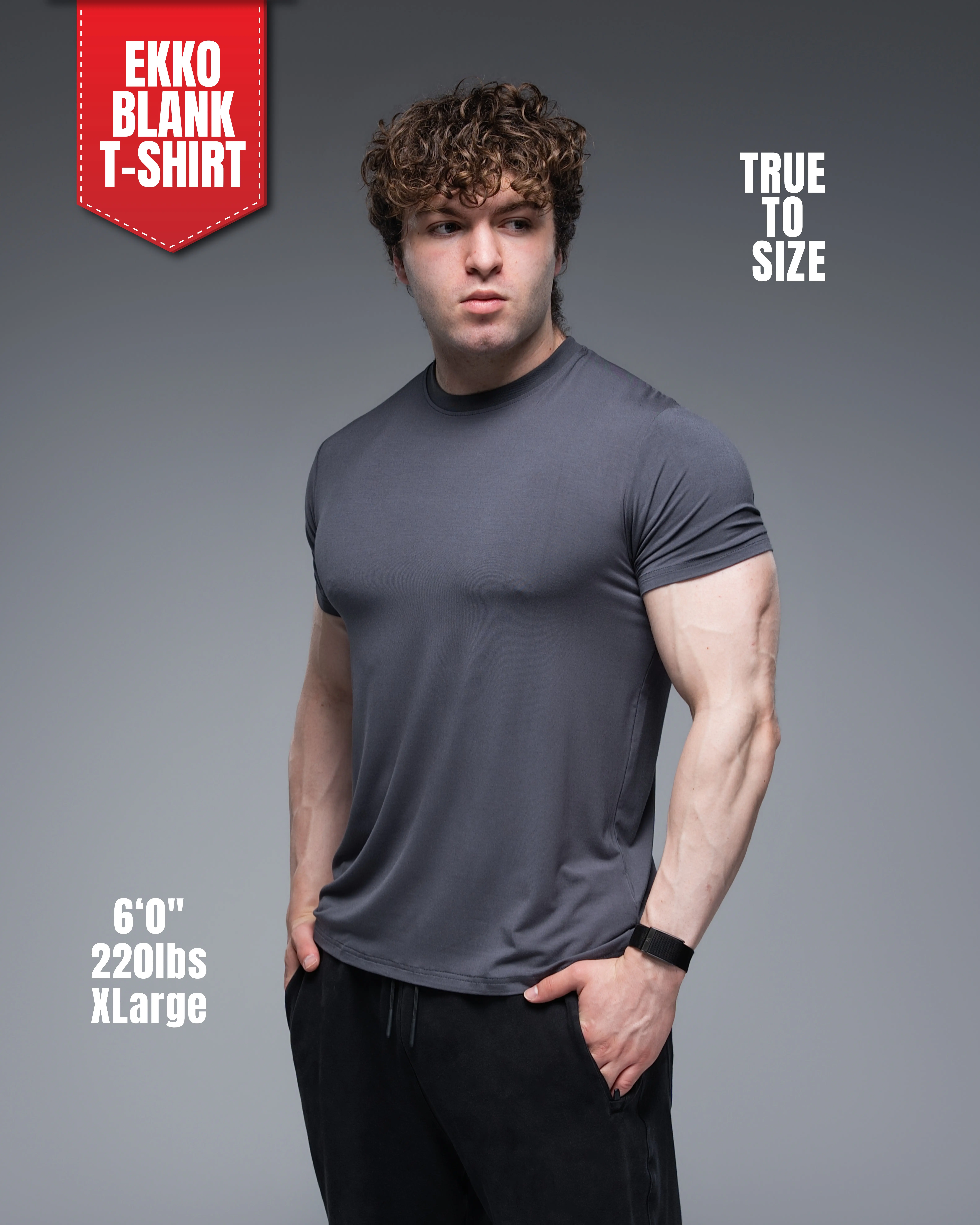 EKKO Blank T-Shirt - True to Size