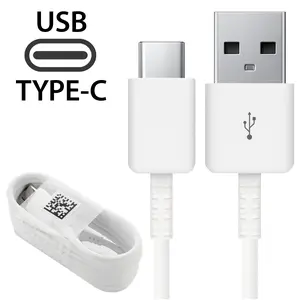 USB Type C Charging Cable 4ft for Samsung Galaxy S24 S23 S22 S21 S20 S10 S9 S8 Note 20 10 9 8 Devices Durable Reversible Connector Fast Charging Data Transfer