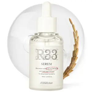 NATURECLASS Hydrating Serum for Face with 10-Type Hyaluronic Acid Niacinamide Vitamin B5 Rice Extract Barrier Support Fragrance Free Korean Skin Care 1.69 fl oz - Moisture Daily Gentle Formula Radiance Renewal Complex