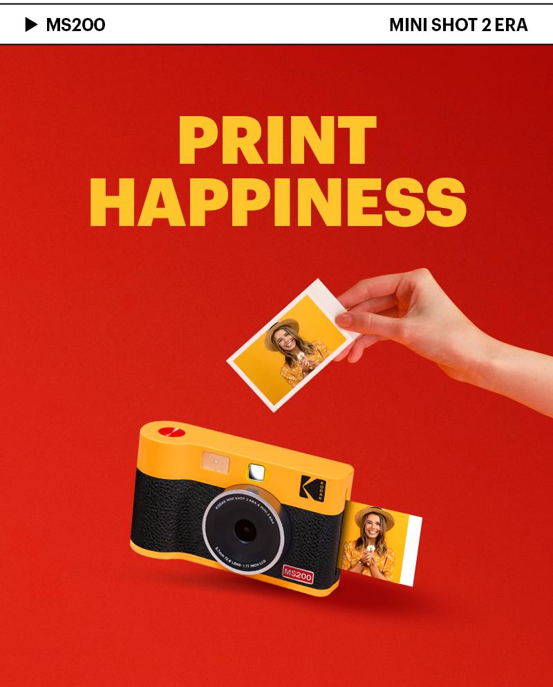 KODAK Mini Shot 2 ERA Gift Bundle (2.1x3.4) (Camera + 68 Sheets + Accessories)