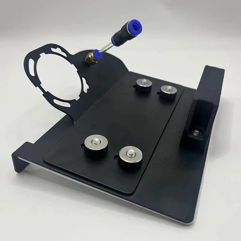 45° Beveling Tile Chamfering Tool Kit with Stainless Steel Bracket - Adjustable Precise Angle Cutter Jig for Ceramic, Marble Cutting via Angle Grinder (Decoration, Construction Use)