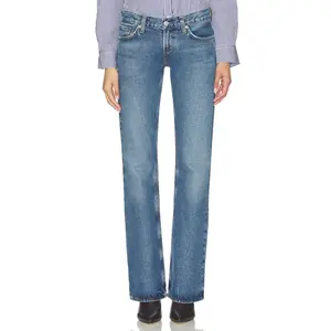 AGOLDE Low Rise Boot Jeans in Margin