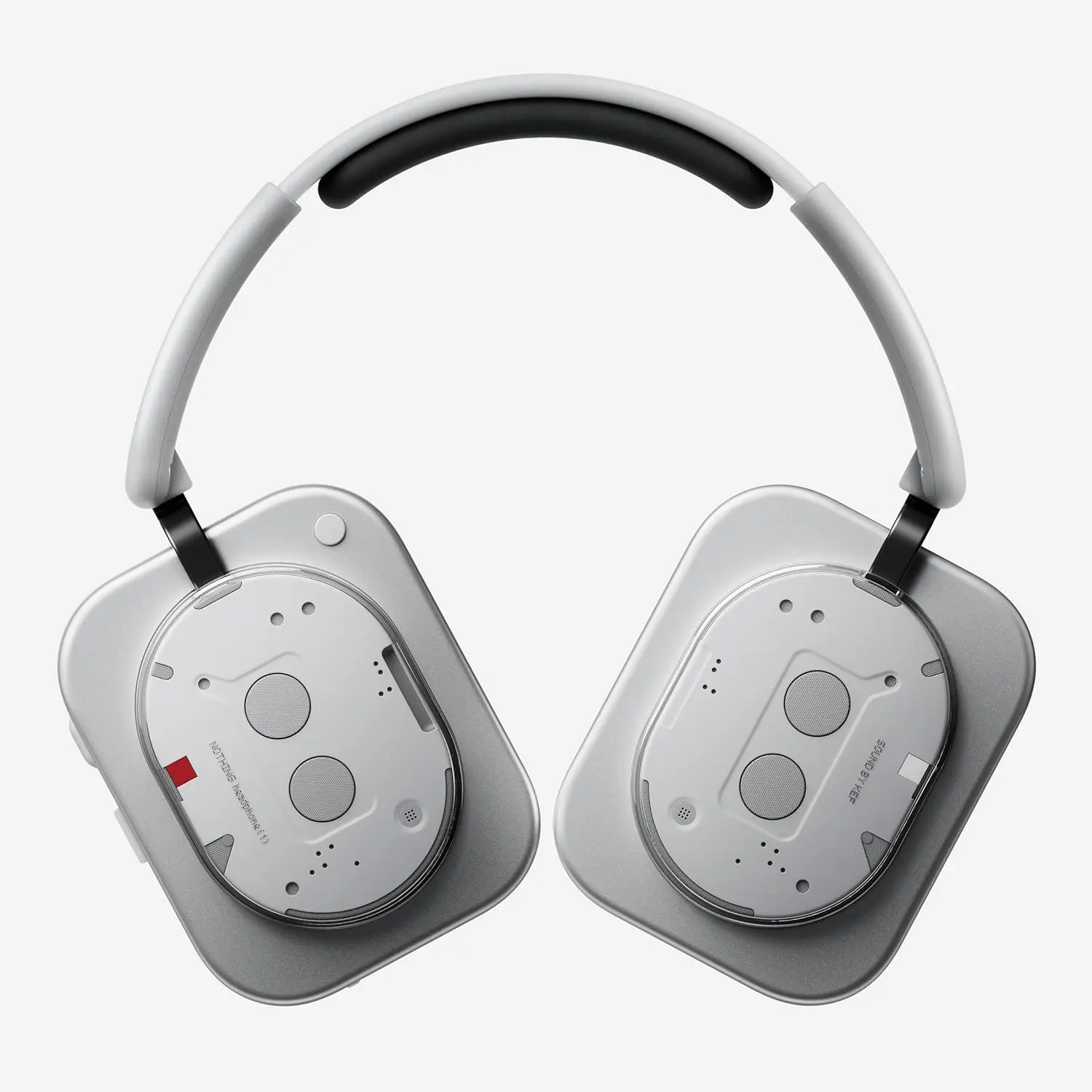 【Charli XCX Same Style】Nothing Headphone (1) Hybrid Active Noise Cancelling Headphones, Wireless Over Ear Headphones with 6 MICS, Personalized Spatial Audio, Tuning by KEF, Up to 80 Hours Playtime, Bluetooth Headset White