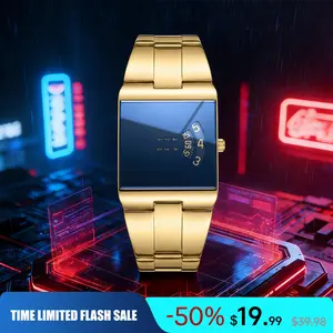 【TikTokShopStockUp】 Racing Sports Watch, Luxury Men's Racing Sports Watch, Iridescent Mirror Design, Stainless Steel Material, Casual & Business Style, Perfect Gift for Him, Fashionable Wristwatch with Time Display