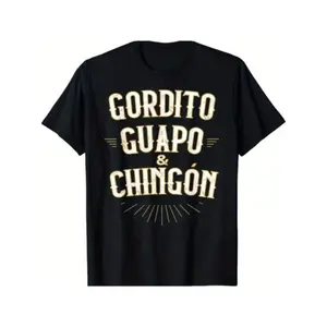 Amusing Mexican T-Shirt Showcasing a Chubby Handsome and Awesome Design