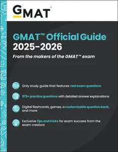 GMAT Official Guide 2025-2026: Book + Online Question Bank -- Gmac (Graduate Management Admission Coun, Paperback