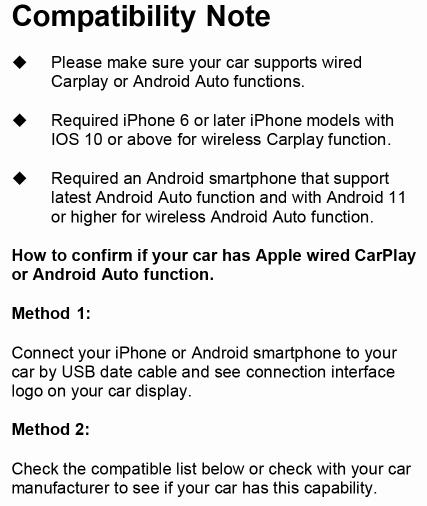 Wireless CarPlay Adapter for iPhone& Android,2-in-1 CarPlay Dongle,Upgrade Wired to Wireless CarPlay Adapter,Cars with USB-A & Type-C Extension Cables,Stable Control,Plug and Play (Black)