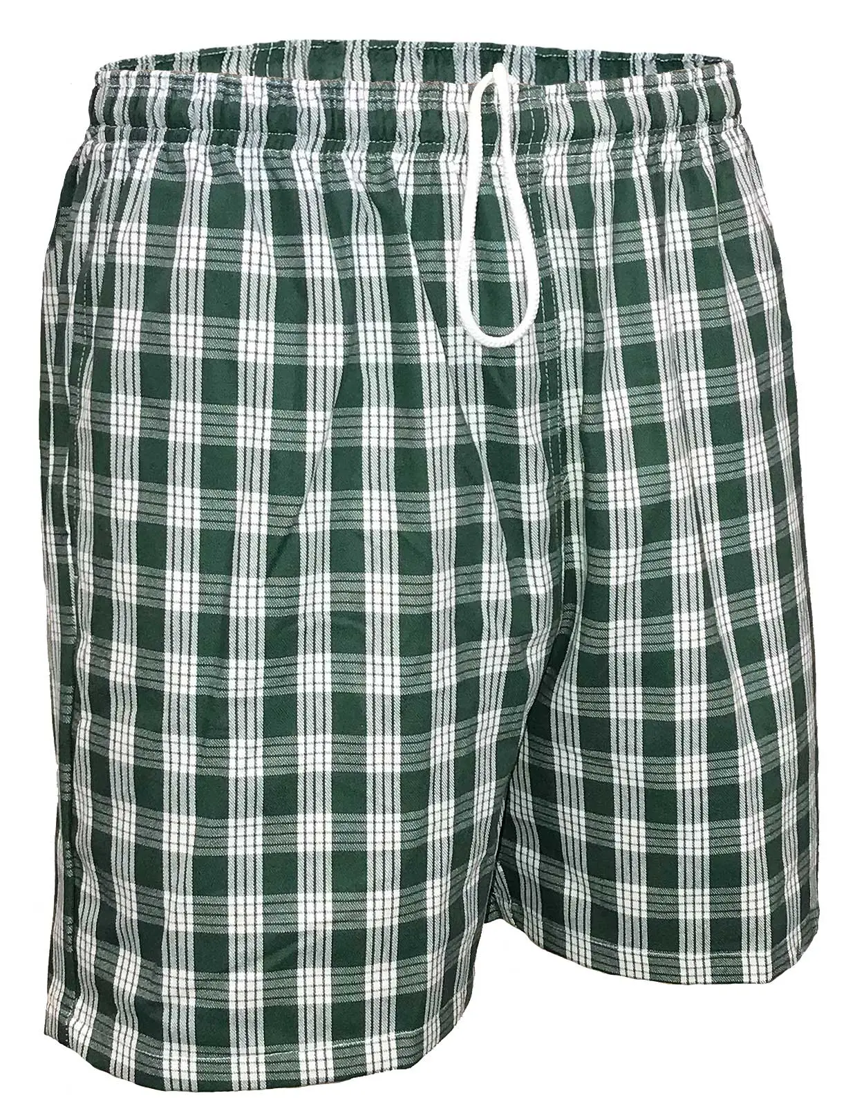 Green Palaka Shorts Hawaii Heritage Design