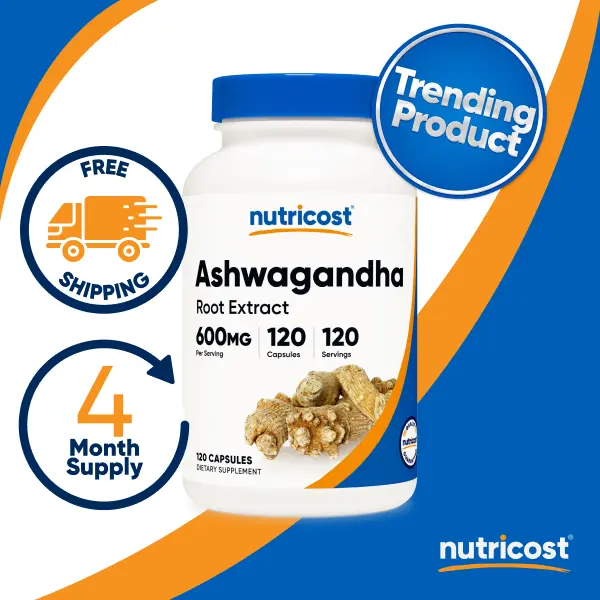Nutricost Ashwagandha Root Extract Capsules
