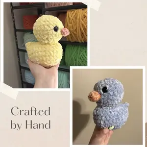 Handmade Crochet Rubber Duck Plushied