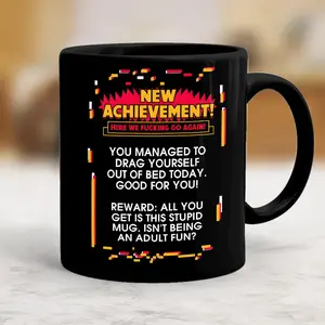 This Is An Outrage Mug, Princess Donut Cat New Achievement Dungeon Crawler Carl Coffee Mug, Dungeon Crawler Carl Fan Mug, Litrpg Lover Gifts - vdg10031