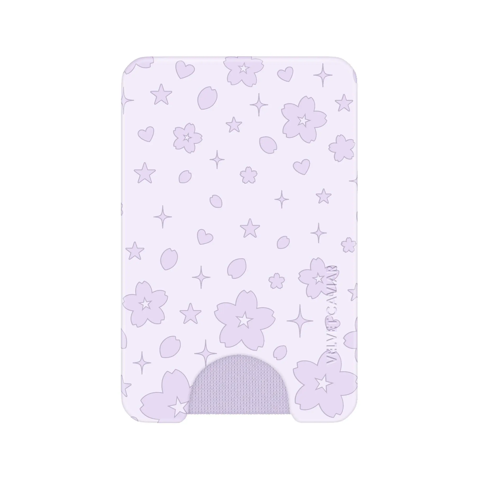 Lavender Cherry Blossom MagSafe Wallet