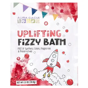 Aura Cacia Kids, Uplifting Fizzy Bath, 2.5 oz (70.9 g)