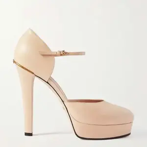 Gucci Eleonore Leather Platform Pumps size 40