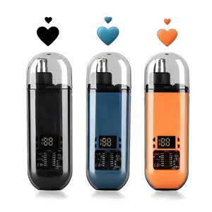 Ear & electric Nose Hair Trimmer for Men & Women 2026 New Professional Facial Hair Clipper Painless Eyebrow Stray Hair Removal IPX7 Waterproof Washable Battery Powered Dual-Blade Safe Head All-in-One Grooming Kit for Home Travel