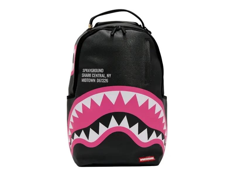 Sprayground Shark Central Pink DLXSV Backpack, from StockX
